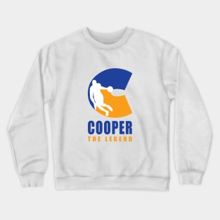 Cooper Custom Player Basketball Your Name The Legend T-Shirt Crewneck Sweatshirt